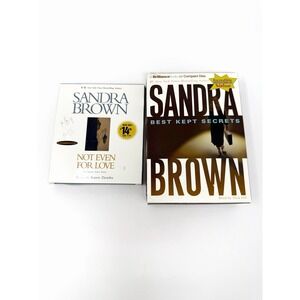 Sandra Brown Audiobook Lot 2 CD Not Even For Love Best Kept Secrets Abridged
